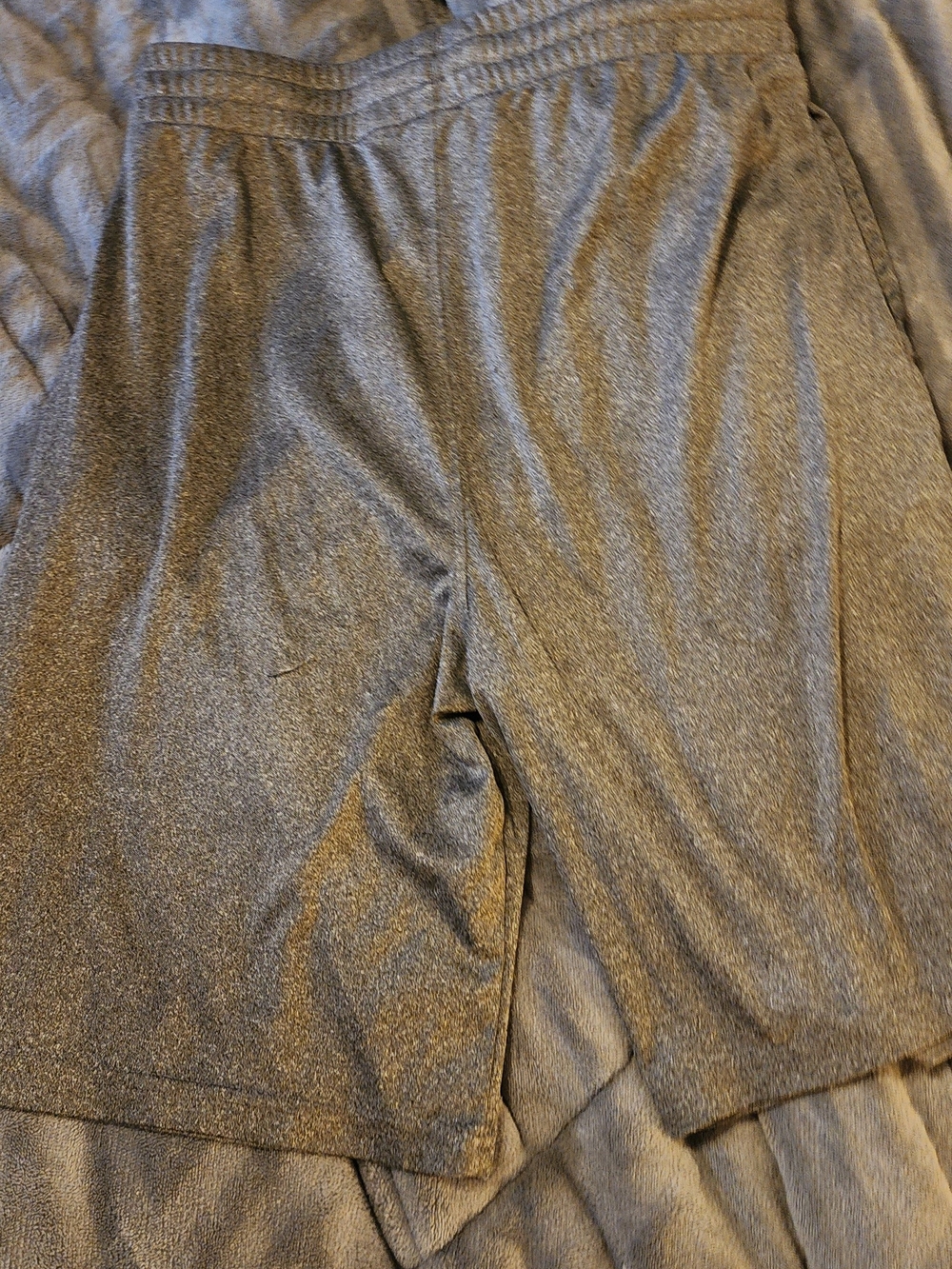 Puma Men's Heather Gray Athletic Shorts